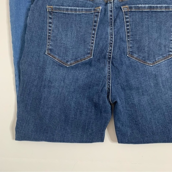 PacSun Two Toned High Rise Raw Hem Skinny Jeggings - Picture 7 of 15